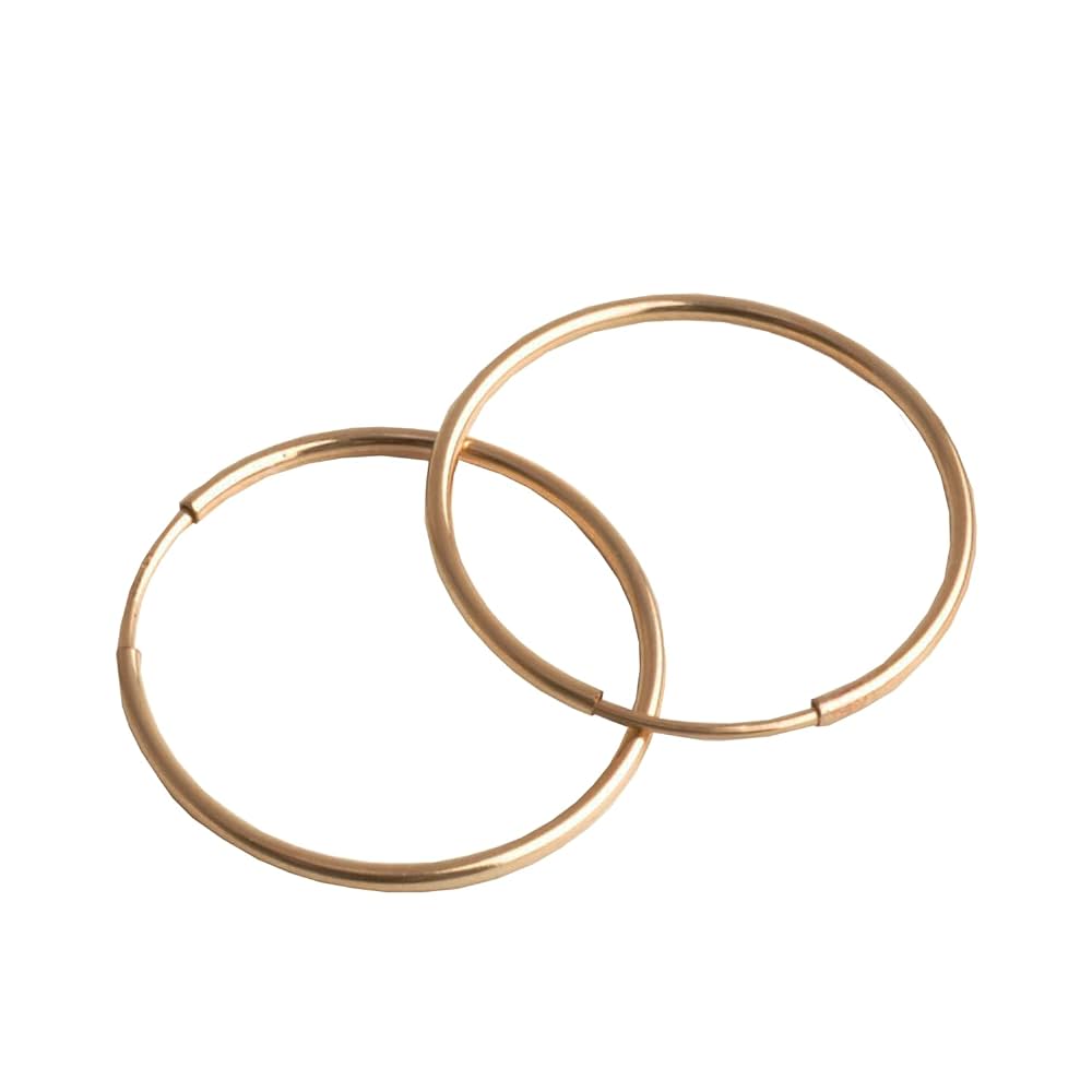 Product - 14K Gold Filled Endless Hoops - 12mm